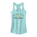 Junior's CHIN UP Margie Por Favor Racerback Tank Top