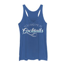 Women's CHIN UP Had Me at Cocktails Racerback Tank Top