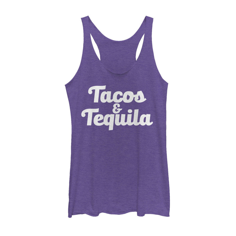Women's CHIN UP Taco Tequila Racerback Tank Top