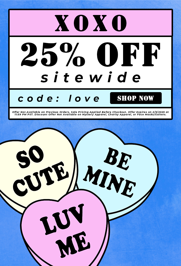 xoxo 25% Off Sitewide. Code LOVE. Shop Now. Exclusions Apply.