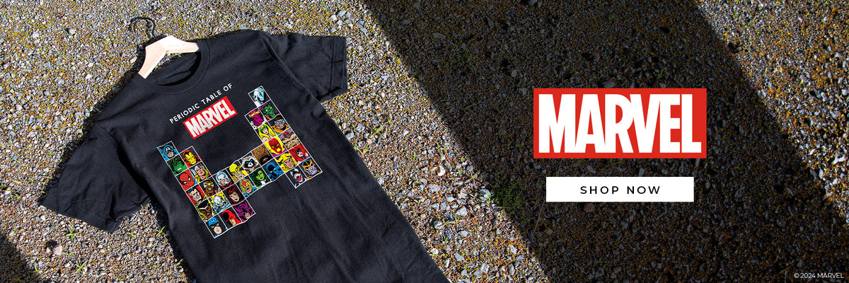 Marvel Shop Now. Marvel Periodic Table Tee.