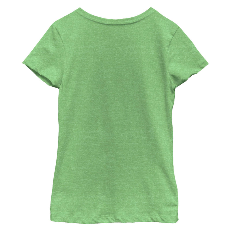 Girl's Star Wars: The Mandalorian Grogu St. Patrick's Day Stars Luck is Strong with this One T-Shirt