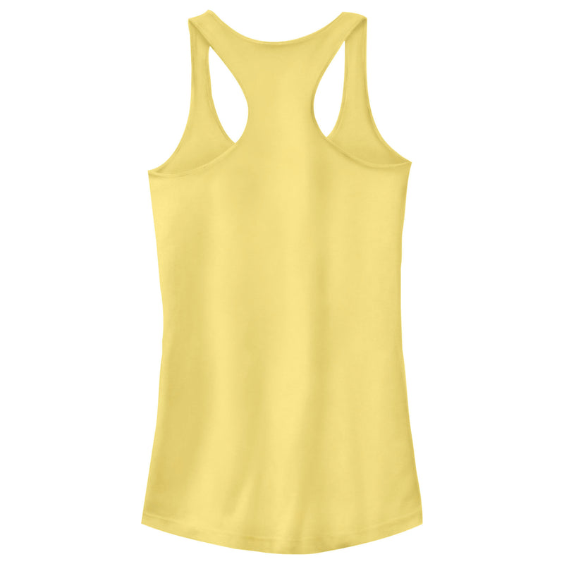 Junior's Despicable Me Minion With Stupid Racerback Tank Top