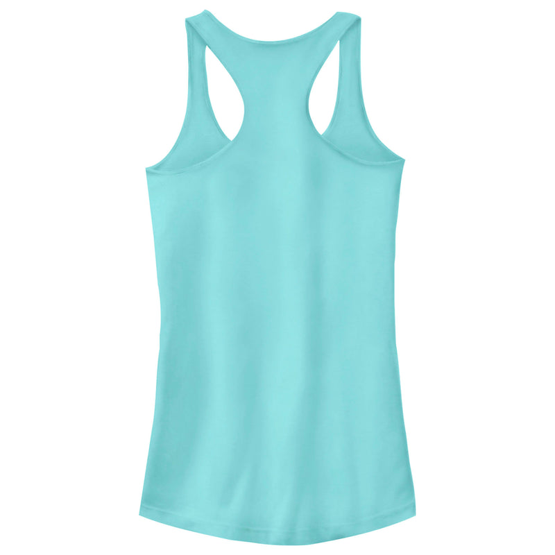 Junior's Lilo & Stitch Snapshot with Attitude Racerback Tank Top