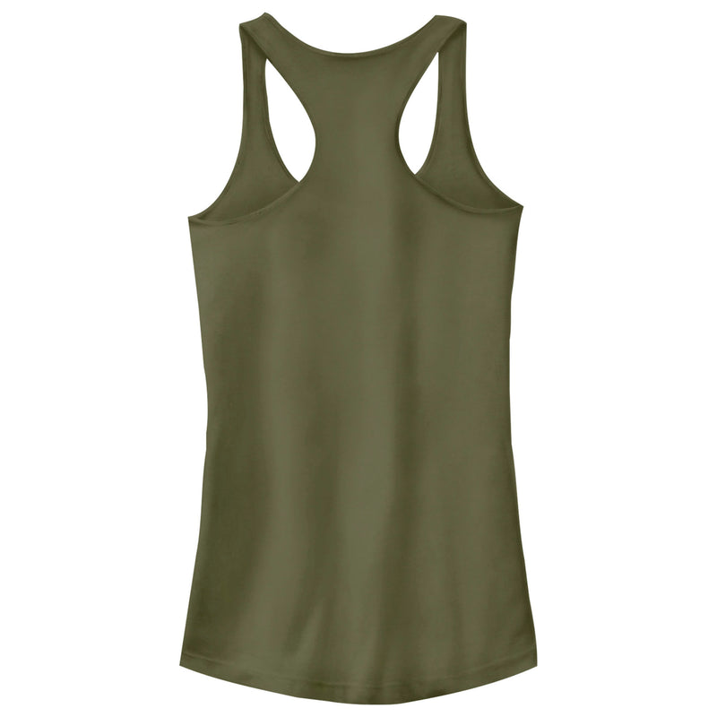 Junior's Star Wars: The Mandalorian Double Logo Racerback Tank Top