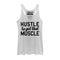 Women's CHIN UP Hustle to Get Muscle Racerback Tank Top