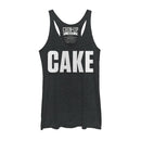 Women's CHIN UP Cake Racerback Tank Top