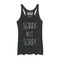 Women's CHIN UP Sorry Not Sorry Line Racerback Tank Top