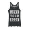 Women's CHIN UP Love Your Body Racerback Tank Top