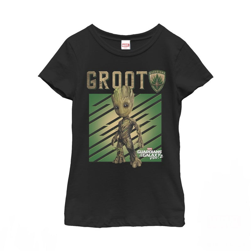 Girl's Marvel Guardians of the Galaxy Vol. 2 Groot Growth T-Shirt