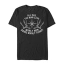 Men's Lost Gods Manly Man Cave T-Shirt