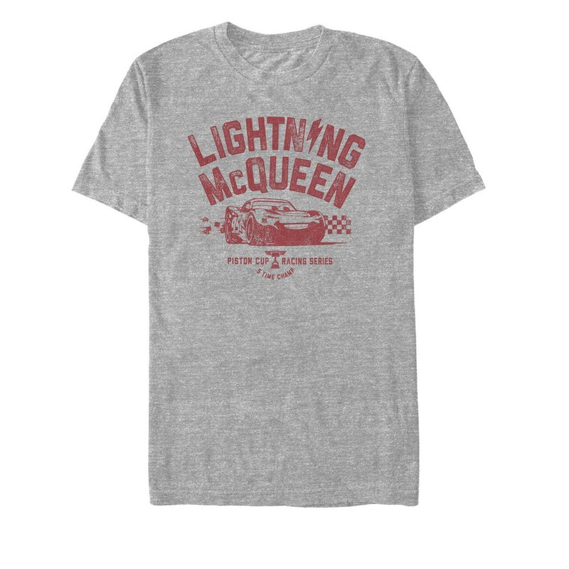 Men's Cars Lightning McQueen Piston Cup T-Shirt