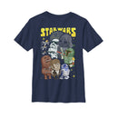 Boy's Star Wars Cartoon Character Group T-Shirt