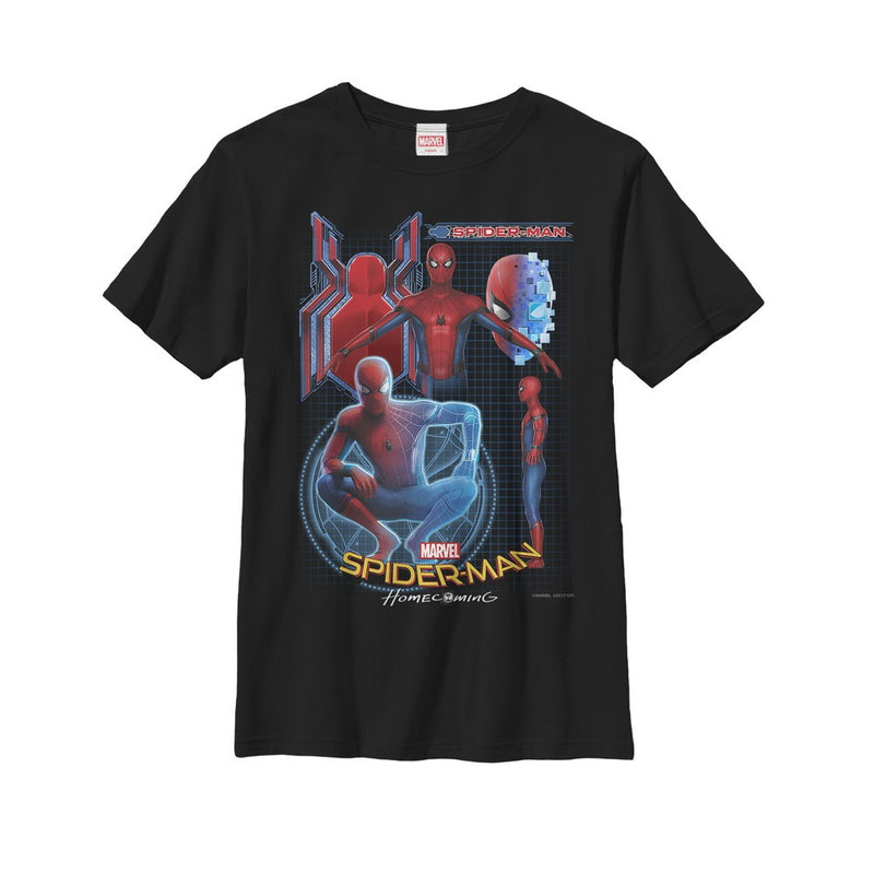 Boy's Marvel Spider-Man: Homecoming Suit Schematics T-Shirt