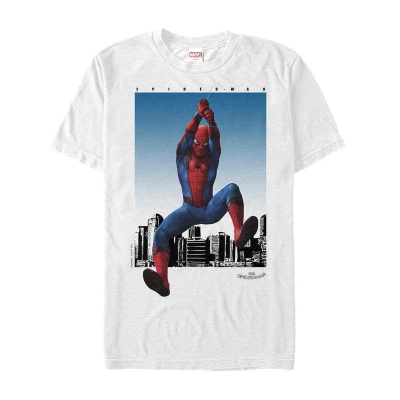 Men's Marvel Spider-Man: Homecoming Cityscape T-Shirt