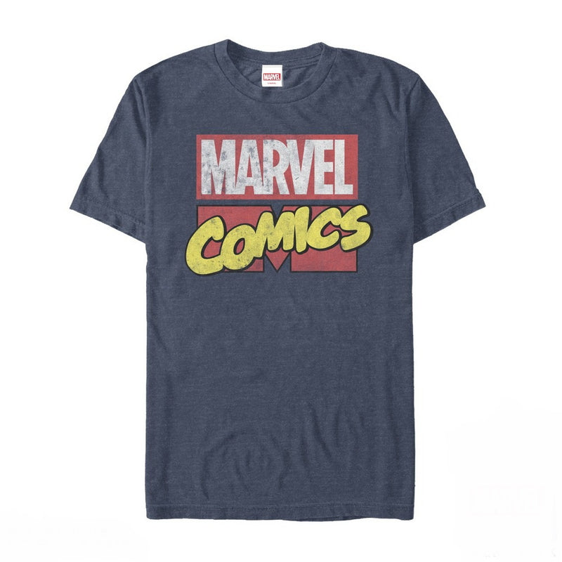 Men's Marvel Classic Distressed Logo T-Shirt