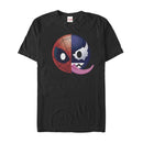 Men's Marvel Venom Spider-Man Split Emoji T-Shirt