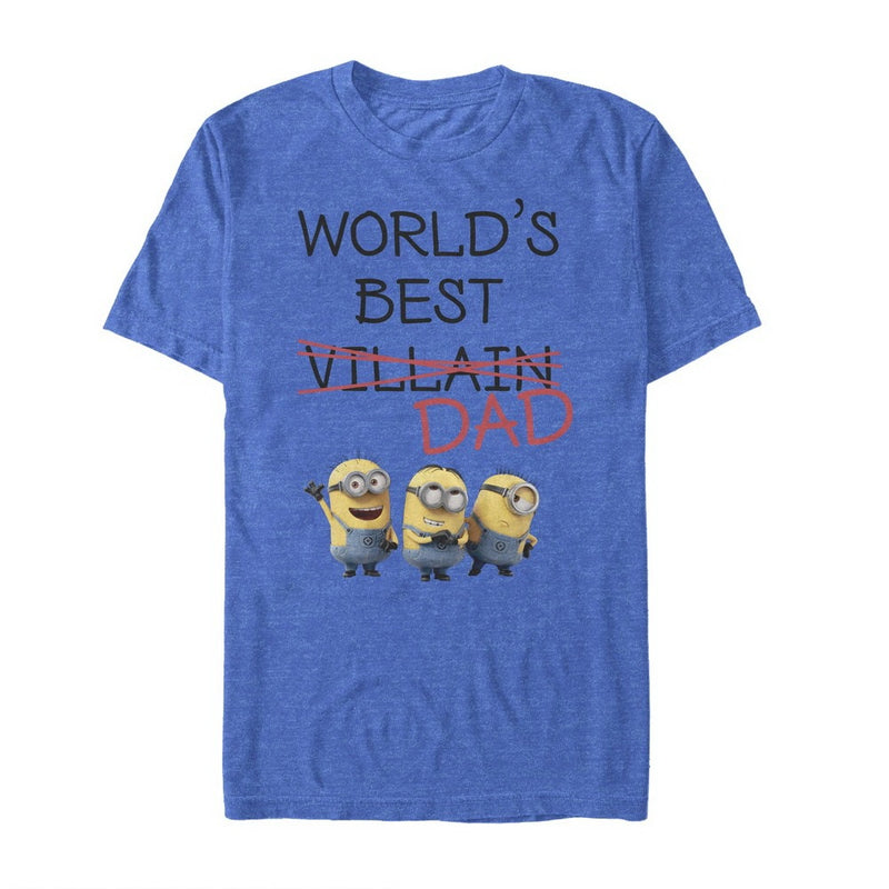 Men's Despicable Me Minions World's Best Villain Dad T-Shirt