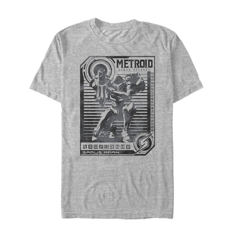 Men's Nintendo Metroid Samus Aran Stripe T-Shirt