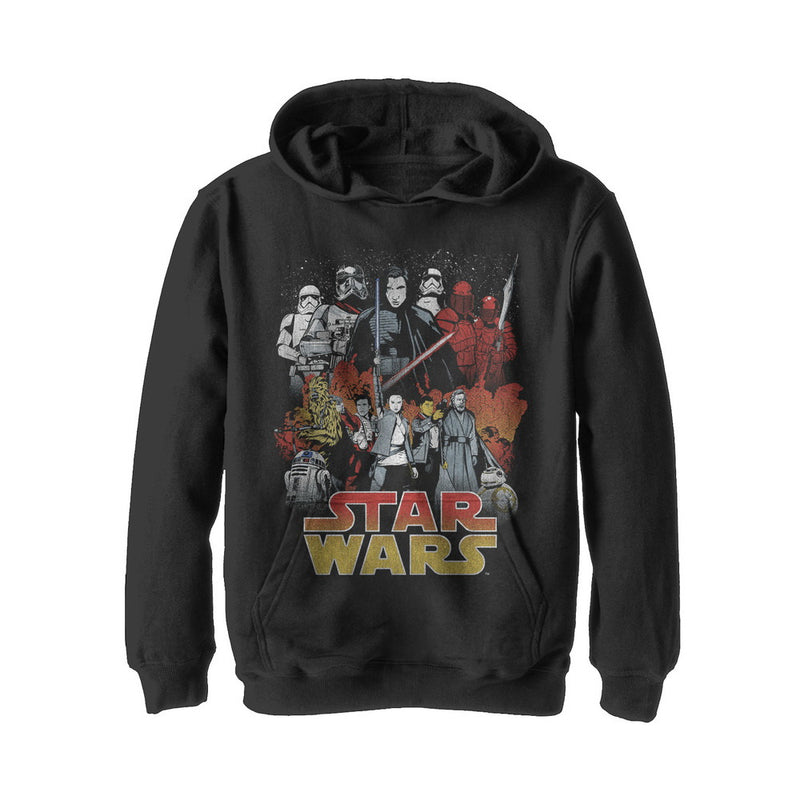 Boy's Star Wars The Last Jedi Good and Evil Pull Over Hoodie
