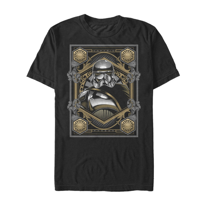 Men's Star Wars The Last Jedi Captain Phasma Card T-Shirt
