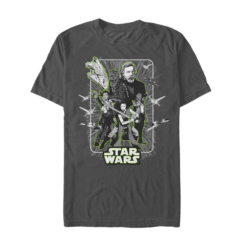 Men's Star Wars The Last Jedi Rebel Frame T-Shirt