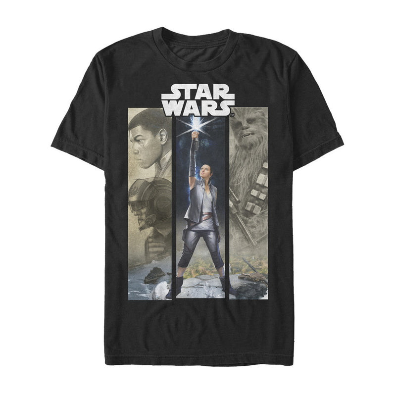 Men's Star Wars The Last Jedi Rebel Panels T-Shirt