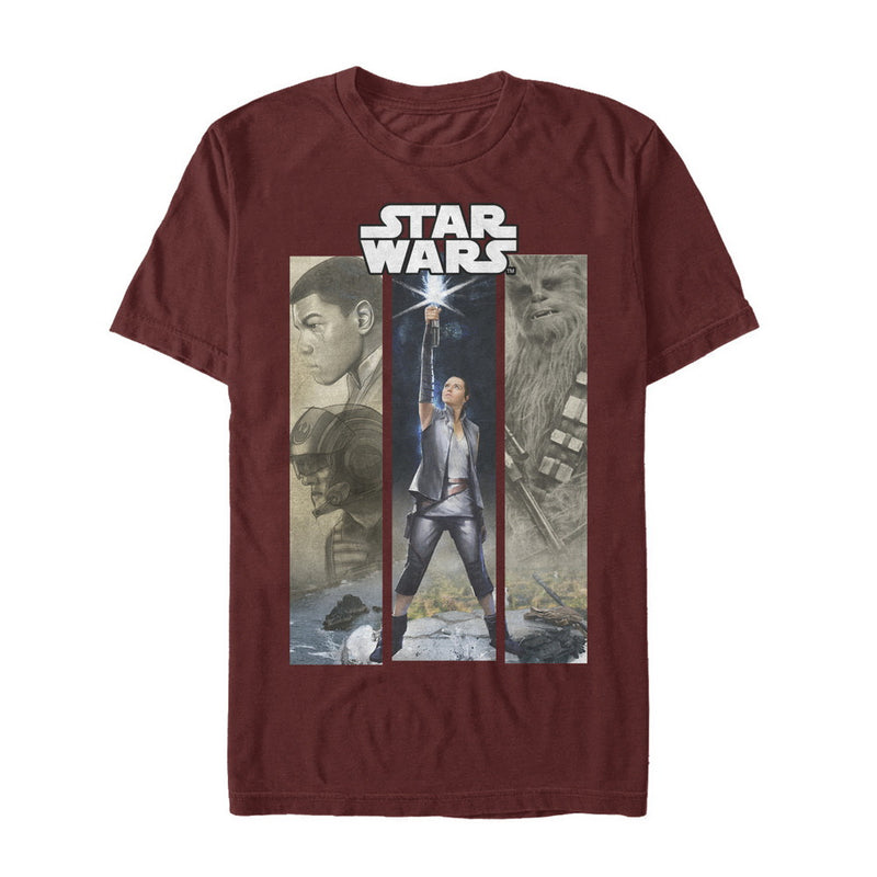 Men's Star Wars The Last Jedi Rebel Panels T-Shirt