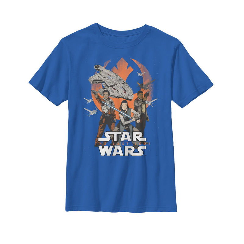 Boy's Star Wars The Last Jedi Rebel Trio T-Shirt