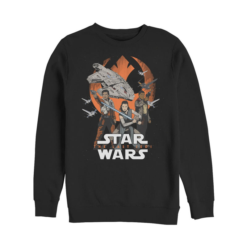 Men's Star Wars The Last Jedi Rebel Trio Sweatshirt