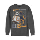 Men's Star Wars The Last Jedi BB-8 Schematics Sweatshirt