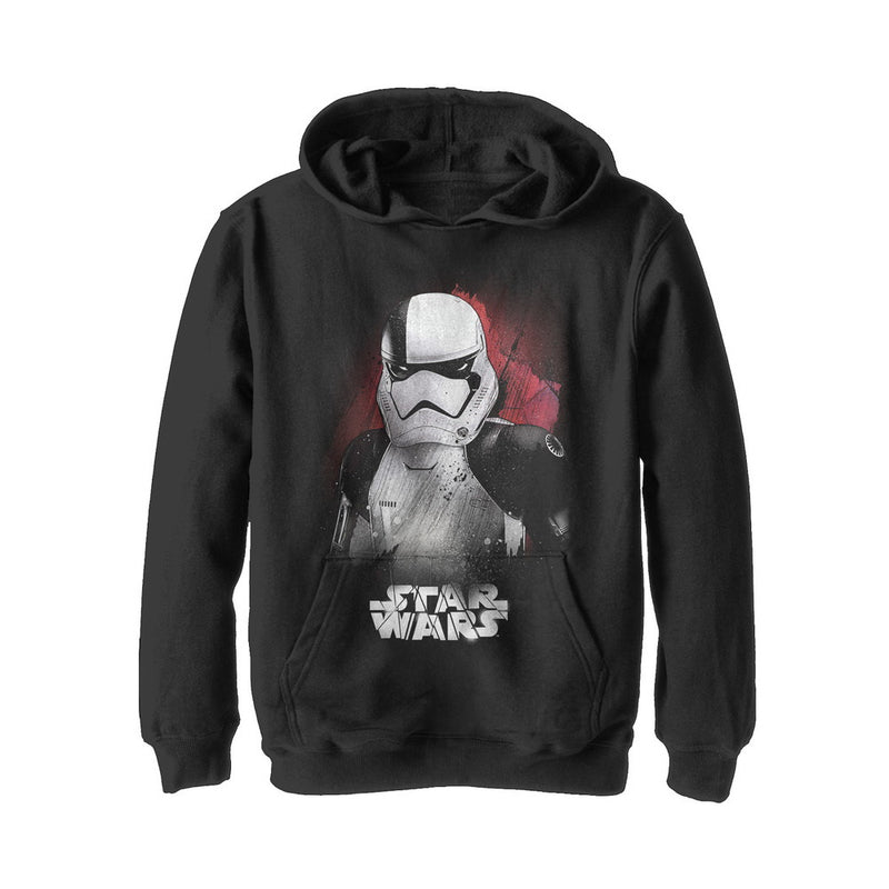 Boy's Star Wars The Last Jedi New Stormtrooper Profile Pull Over Hoodie