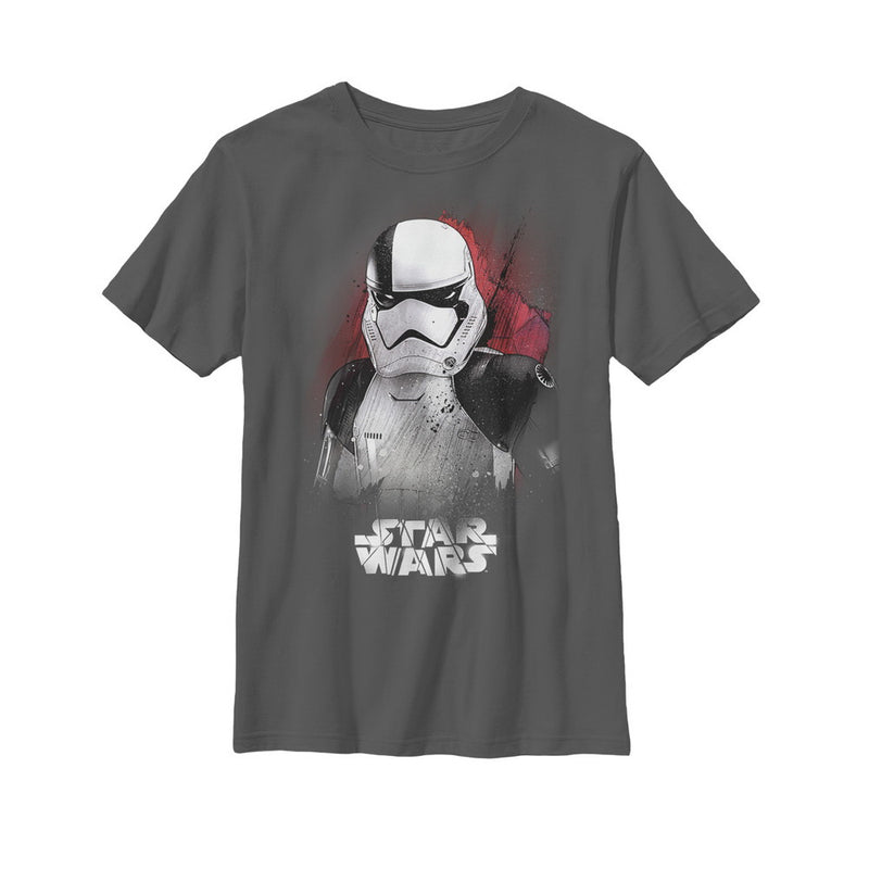 Boy's Star Wars The Last Jedi New Stormtrooper Profile T-Shirt