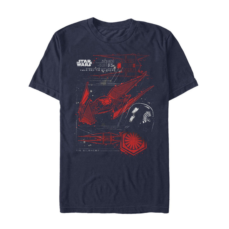 Men's Star Wars The Last Jedi TIE Silencer T-Shirt