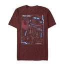 Men's Star Wars The Last Jedi R2-D2 Deconstruct T-Shirt