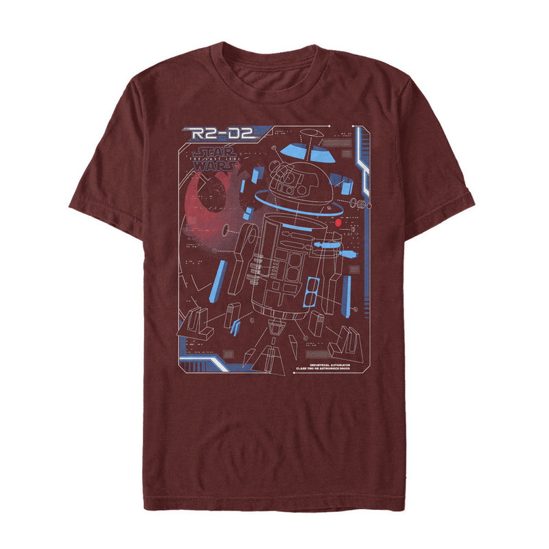 Men's Star Wars The Last Jedi R2-D2 Deconstruct T-Shirt