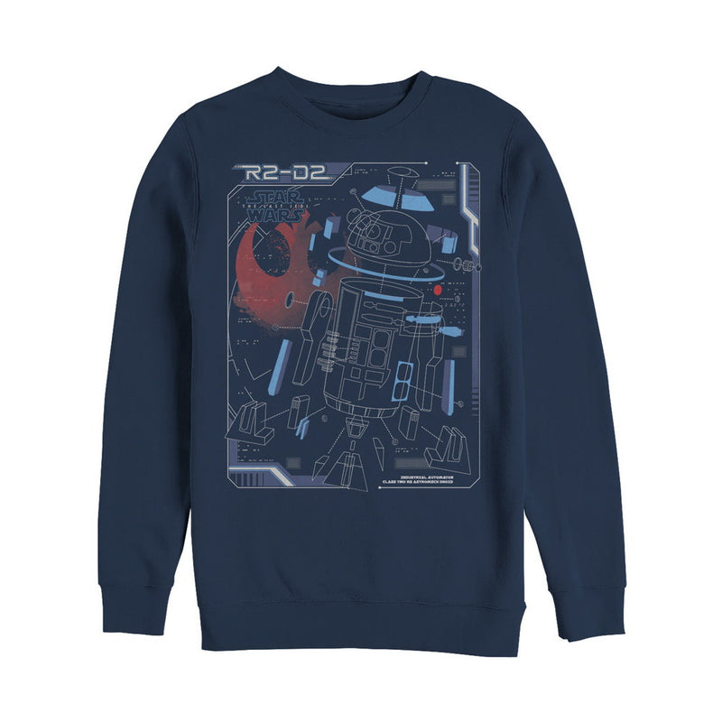 Men's Star Wars The Last Jedi R2-D2 Deconstruct Sweatshirt