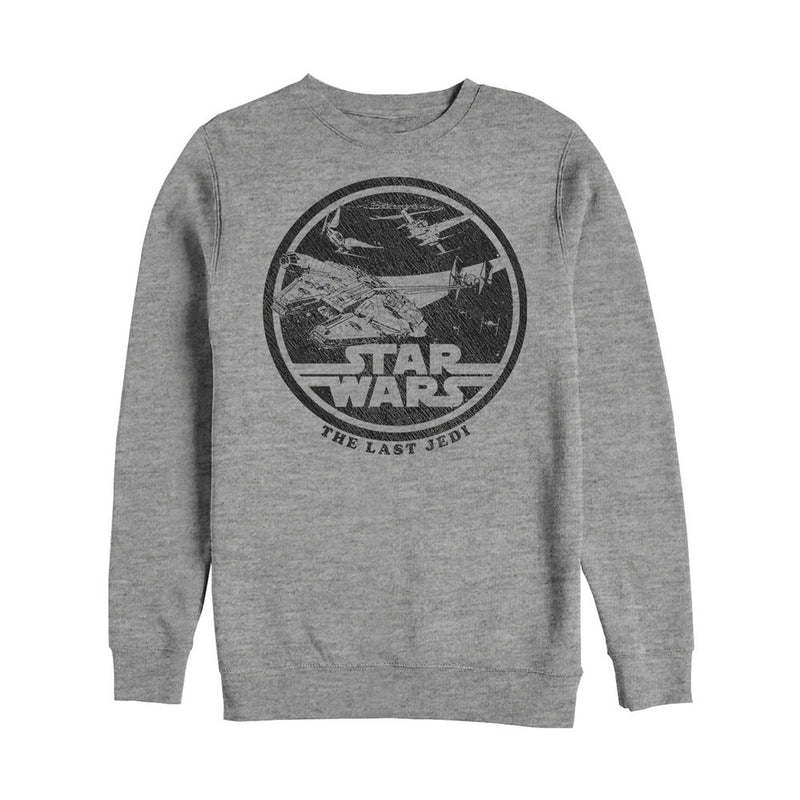Men's Star Wars The Last Jedi Millennium Falcon Battle Sweatshirt