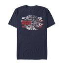 Men's Star Wars The Last Jedi Millennium Falcon Profile T-Shirt