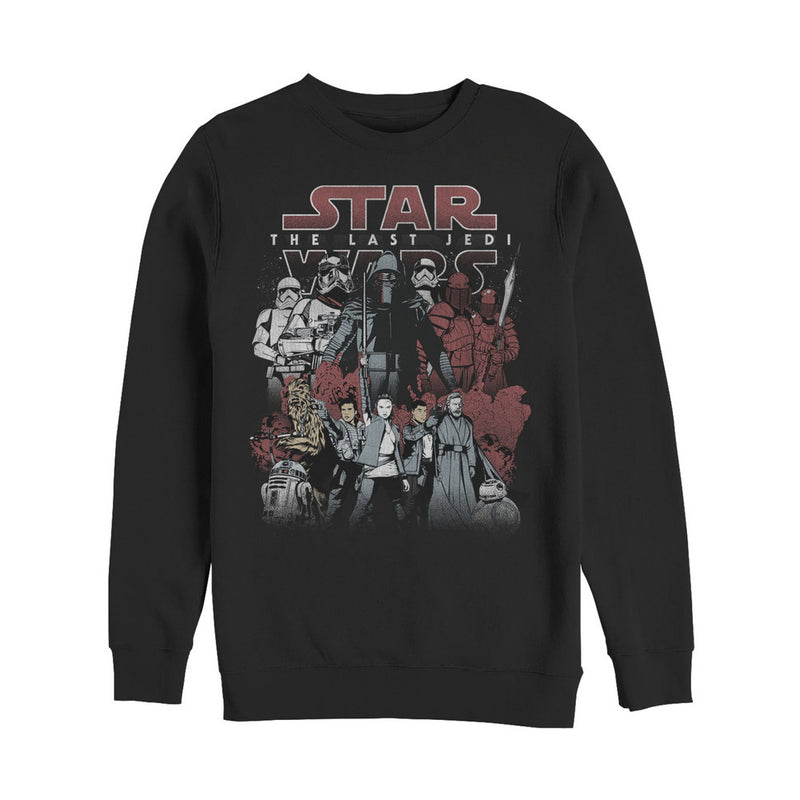 Men's Star Wars The Last Jedi Group Shot Sweatshirt