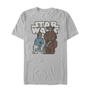 Men's Star Wars The Last Jedi Cartoon Porg Party T-Shirt
