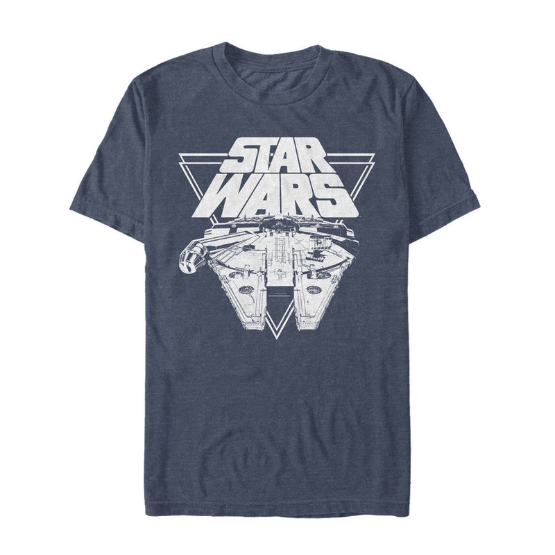 Men's Star Wars The Last Jedi Millennium Falcon Triangle T-Shirt