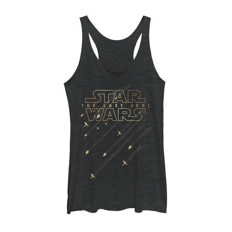 Women's Star Wars The Last Jedi Star Ship Streak Racerback Tank Top