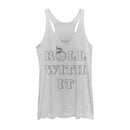 Women's Star Wars The Last Jedi BB-8 Roll Racerback Tank Top