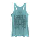 Women's Star Wars The Last Jedi Feel Force Racerback Tank Top