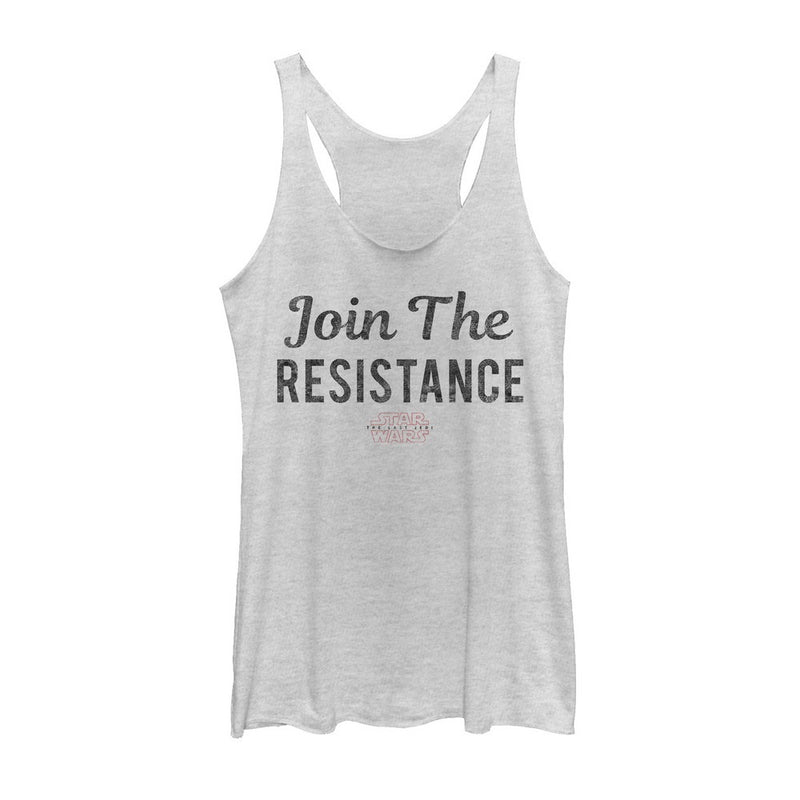 Women's Star Wars The Last Jedi Join Text Racerback Tank Top