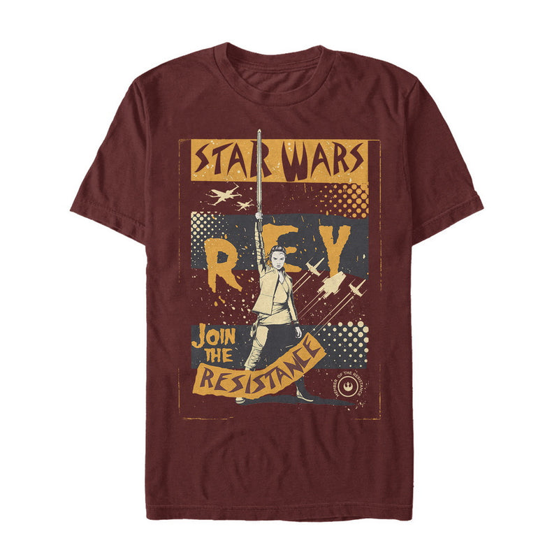 Men's Star Wars The Last Jedi Rey Join Resistance T-Shirt