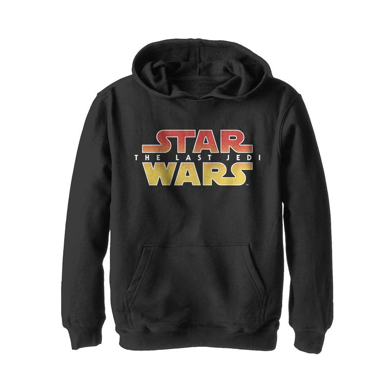 Boy's Star Wars The Last Jedi Logo Pull Over Hoodie