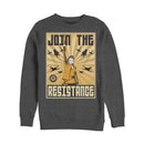 Men's Star Wars The Last Jedi Rey Propaganda Frame Sweatshirt