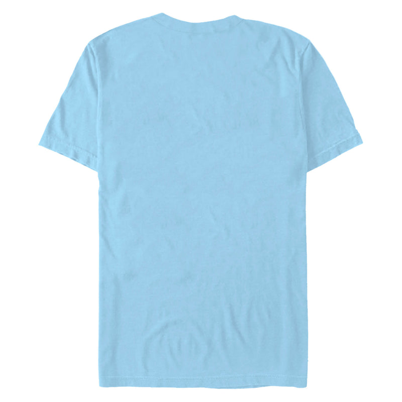 Men's Lilo & Stitch I Don't Do Mornings Light Blue T-Shirt